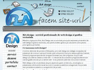 Bia Design – servicii web design si grafica