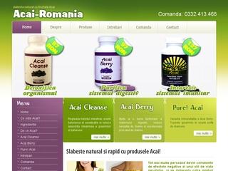 Acai Romania - produse pentru slabit